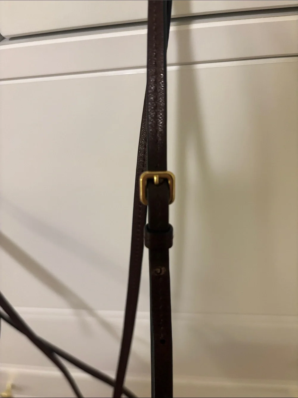 Miu Miu Napa Leather Mini Bag in Dark Brown - Picture 9 of 11